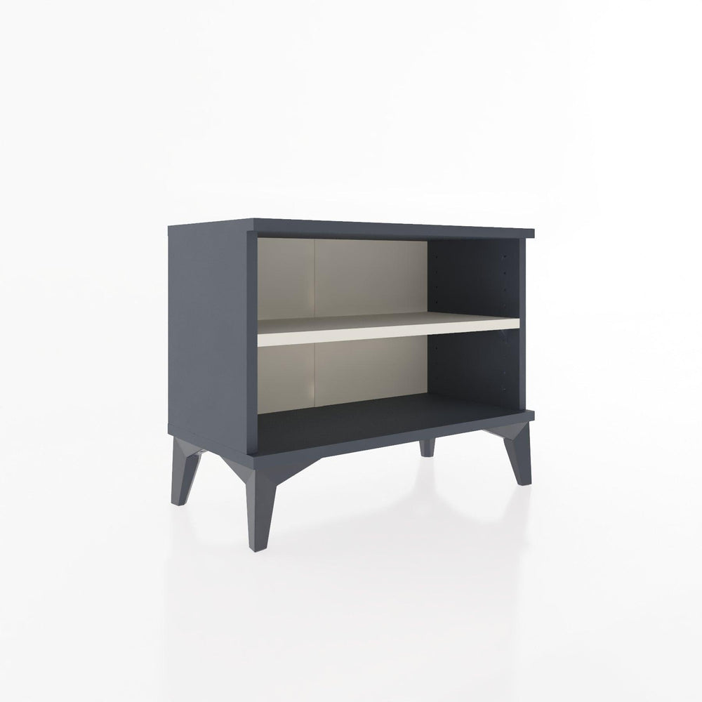 Woodntry Modular Nightstand Anthracite 60x30x36 cm with Shelf R6-2
