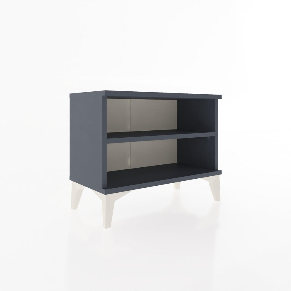 Woodntry Modular Nightstand Anthracite 60x30x36 cm with Shelf R6-2