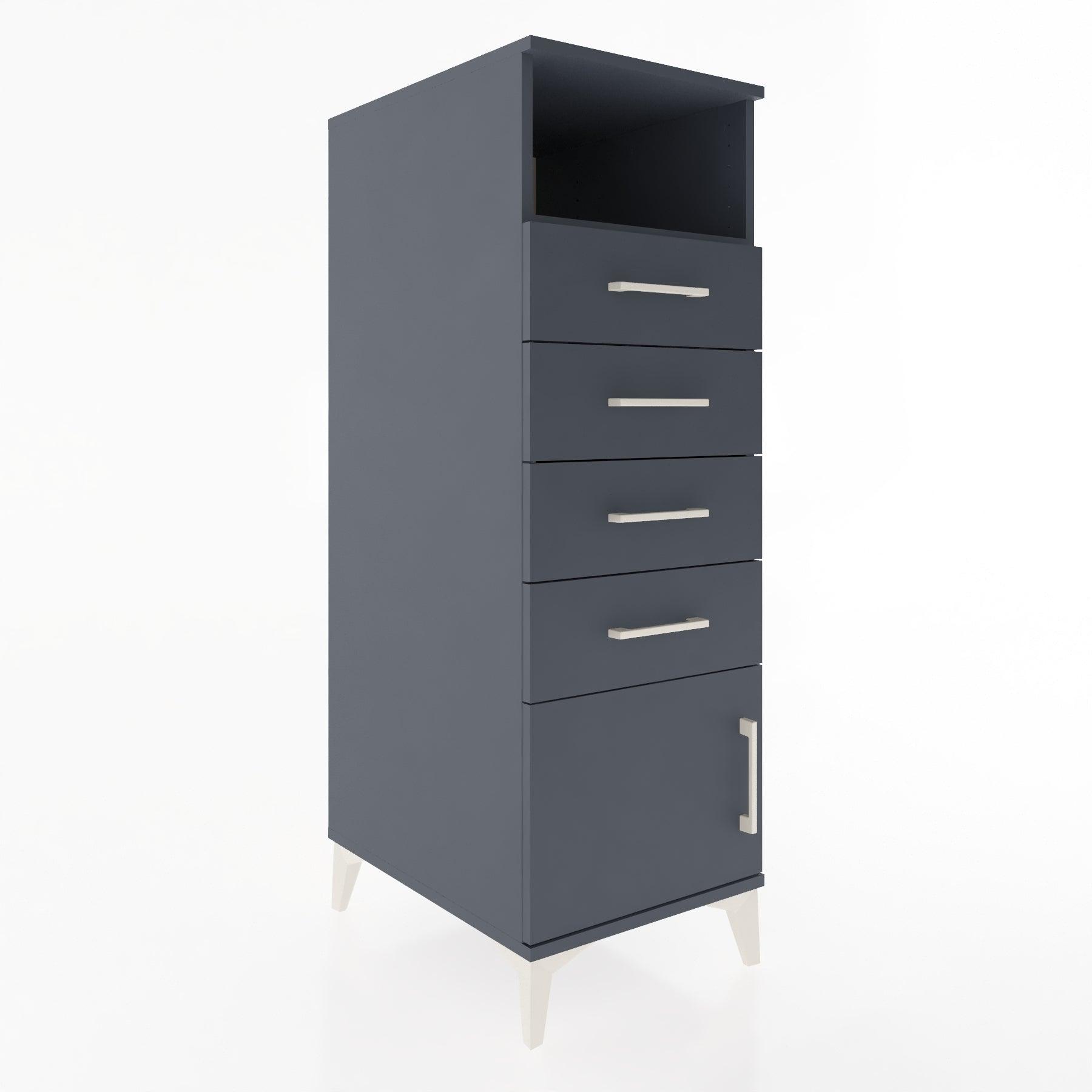 Woodntry Modular Cabinet Anthracite 44x30x122 cm Functional F56-2