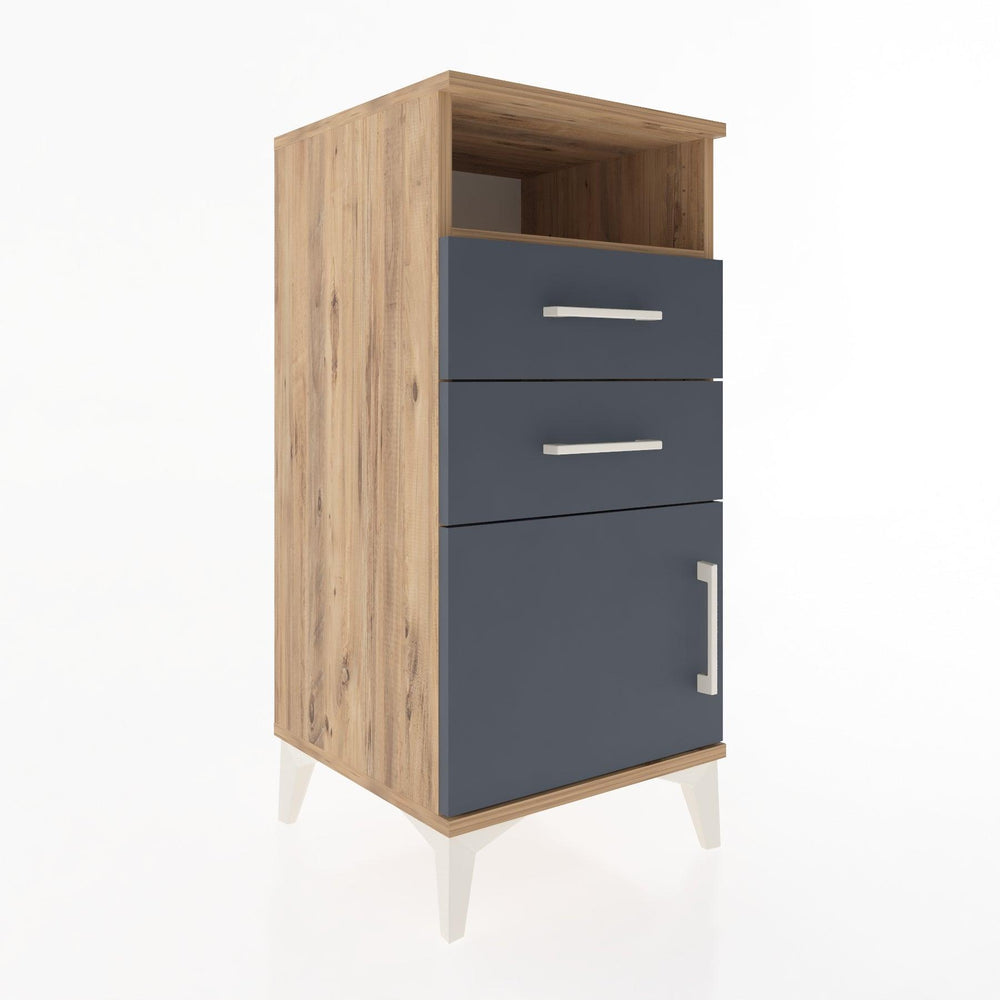 Woodntry Modular Nightstand Pine 44x44x84 cm Functional F50-3