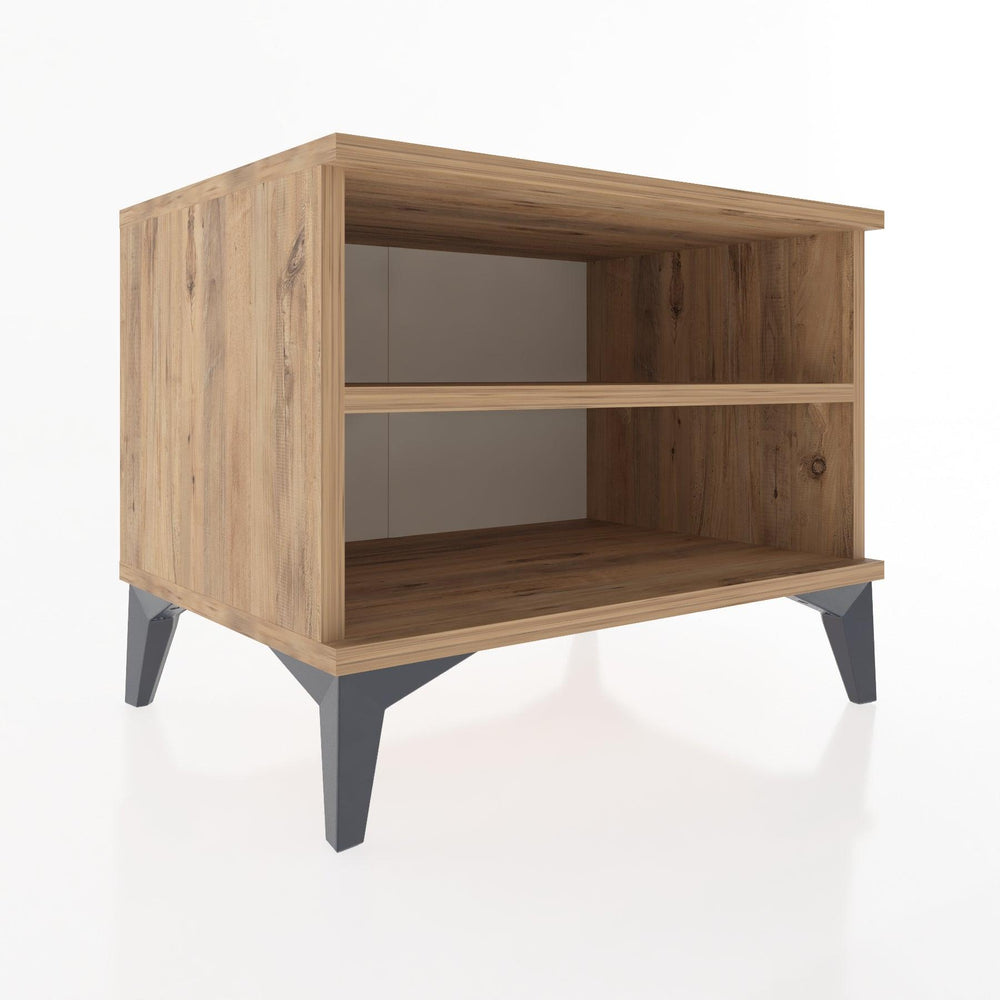 Woodntry Modular Nightstand Pine 60x44x68 cm with Shelf R6-3
