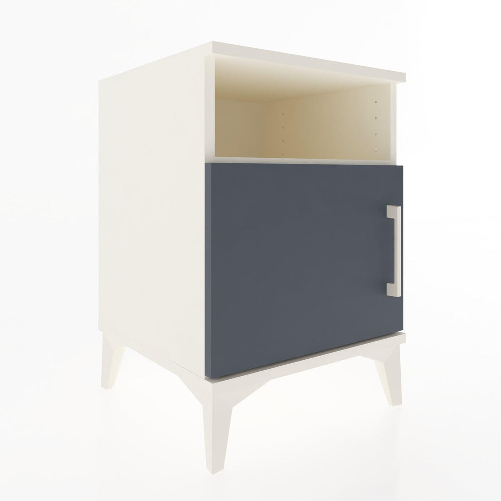 Woodntry Modular Nightstand Moonstone 44x44x52 cm with Cover and Shelf KR7-1