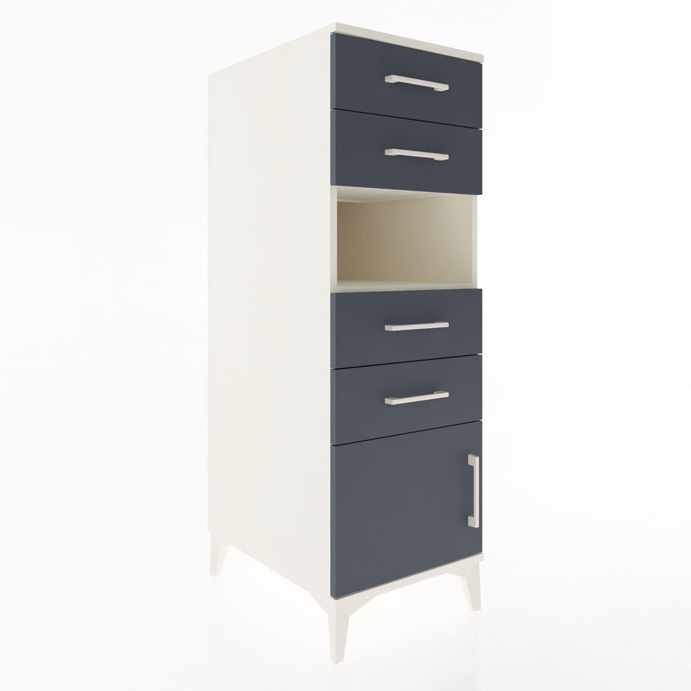 Woodntry Modular Cabinet Moonstone 44x30x122 cm Functional F7-1