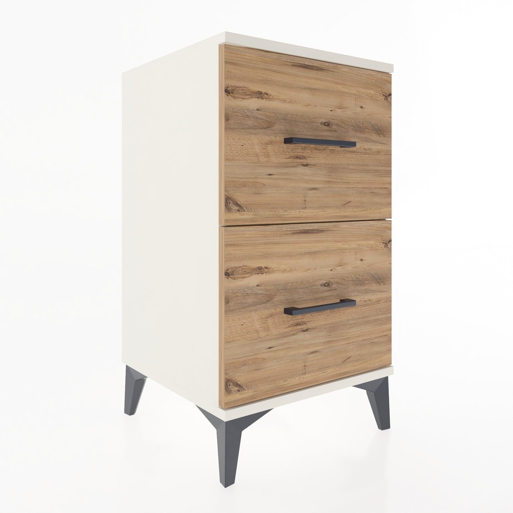 Woodntry Modular Nightstand Moonstone 44x44x68 cm Drawer C7-1