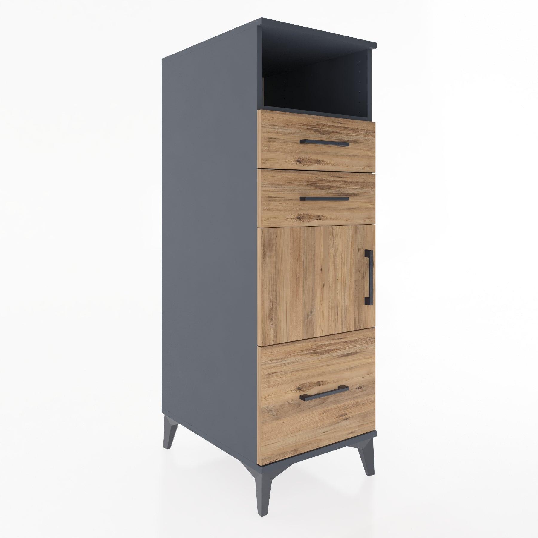 Woodntry Modular Cabinet Anthracite 44x59x122 cm Functional F107-2