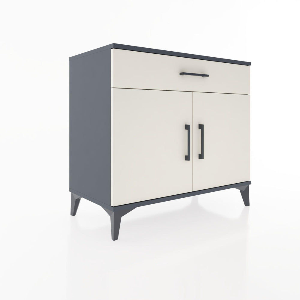 Woodntry Modular Dresser Anthracite 88x44x68 cm with Cover and Drawer KC7-2