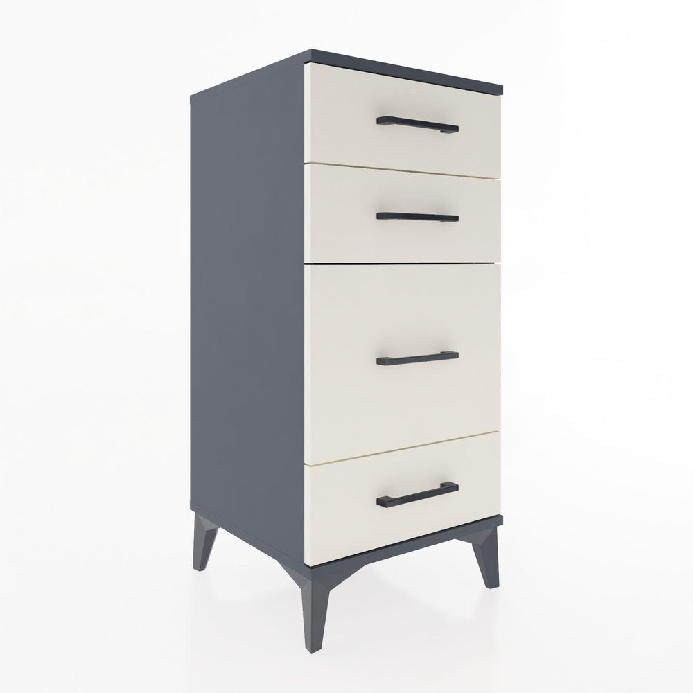 Woodntry Modular Nightstand Anthracite 44x44x84 cm Drawer C7-2