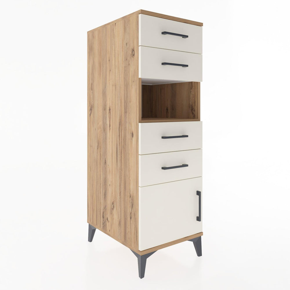 Woodntry Modular Cabinet Pine 44x30x122 cm Functional F7-3