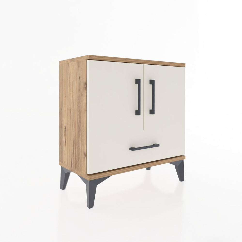 Woodntry Modular Nightstand Pine 60x30x52 cm with Cover and Drawer KC7-3