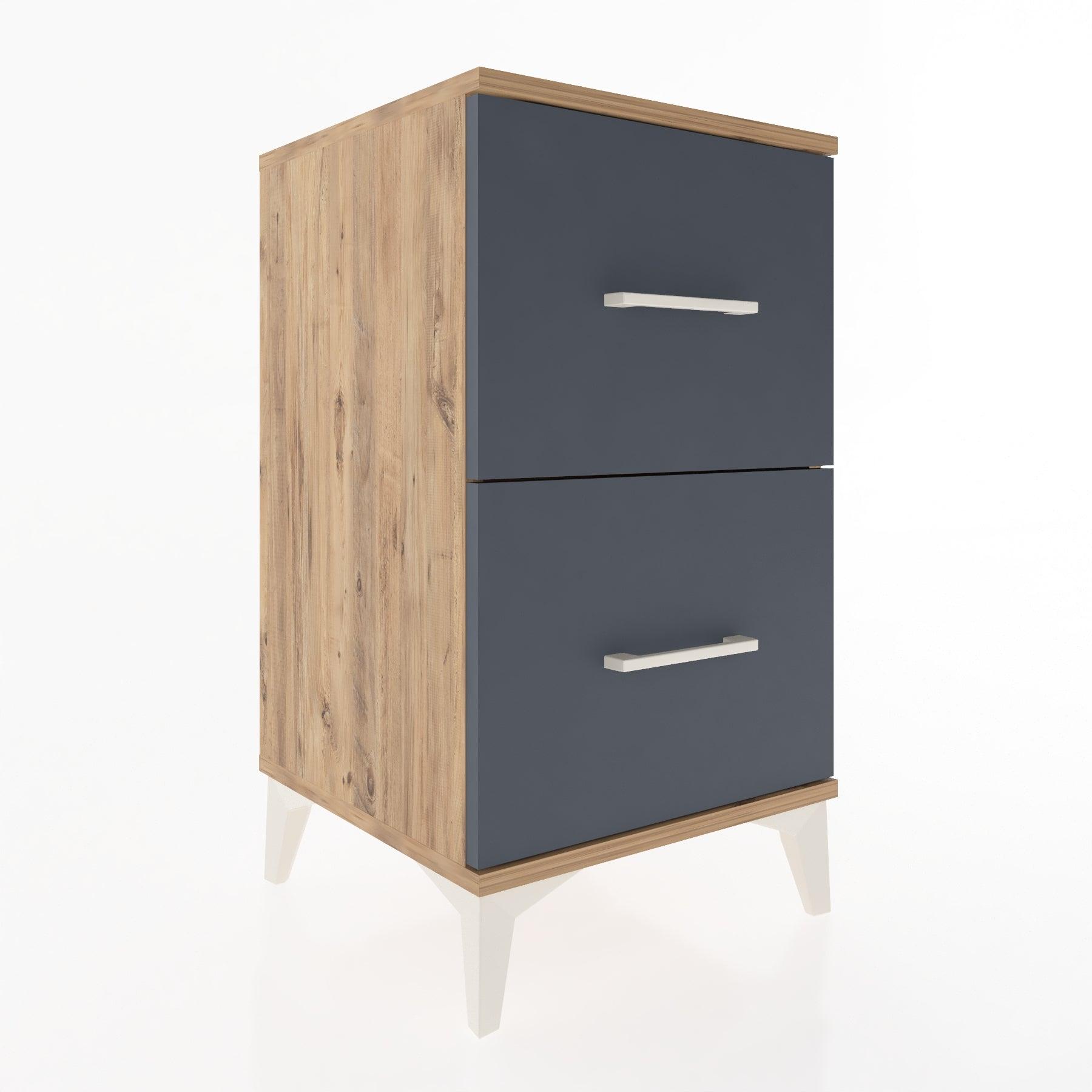 Woodntry Modular Nightstand Pine 44x44x68 cm Drawer C7-3