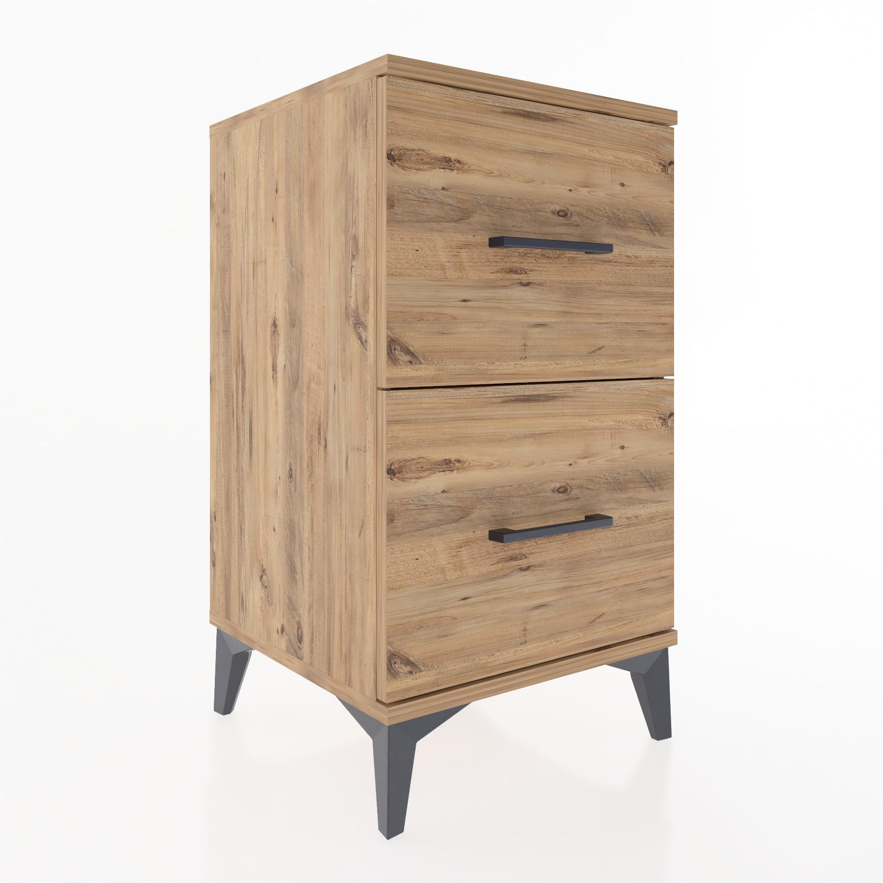 Woodntry Modular Nightstand Pine 44x44x68 cm Drawer C7-3