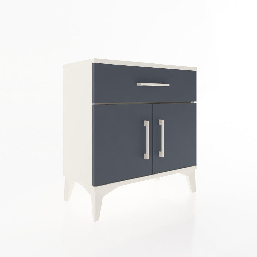 Woodntry Modular Nightstand Moonstone 60x30x52 cm with Cover and Drawer KC8-1