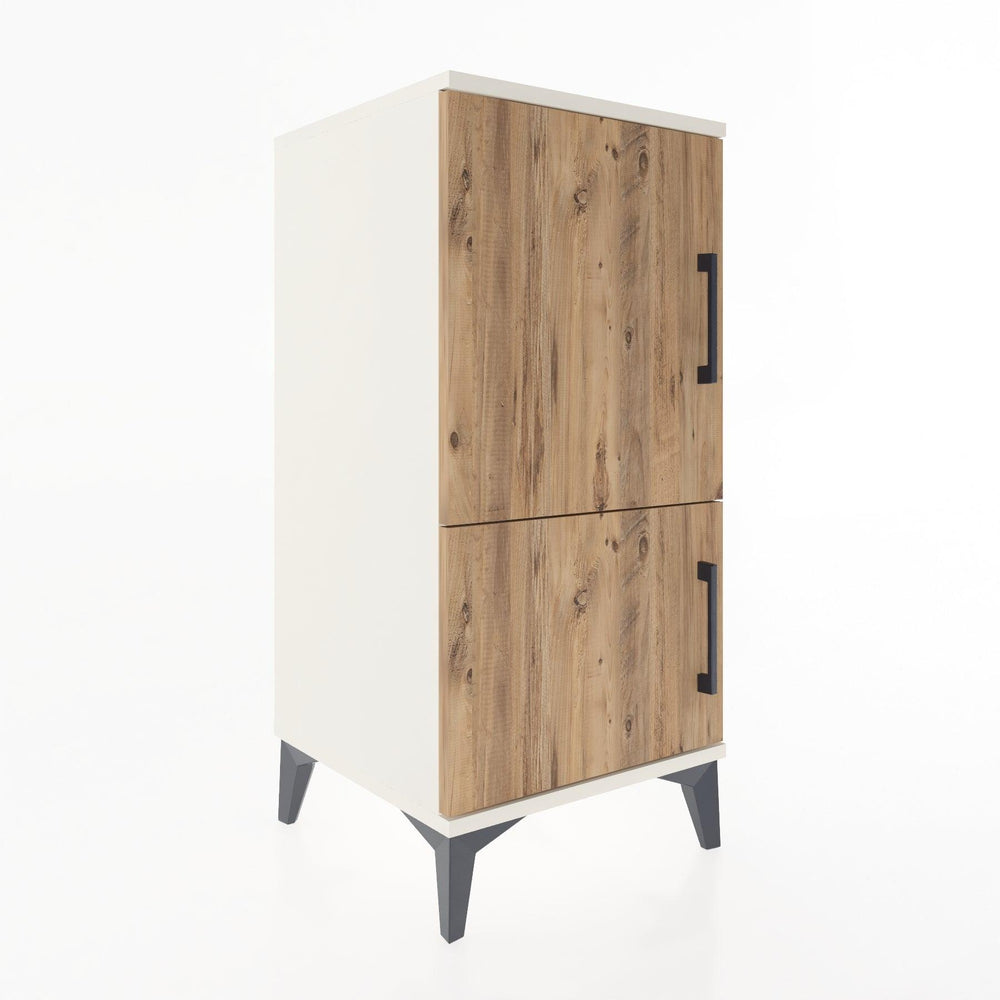 Woodntry Modular Nightstand Moonstone 44x44x84 cm With Lid K30-1