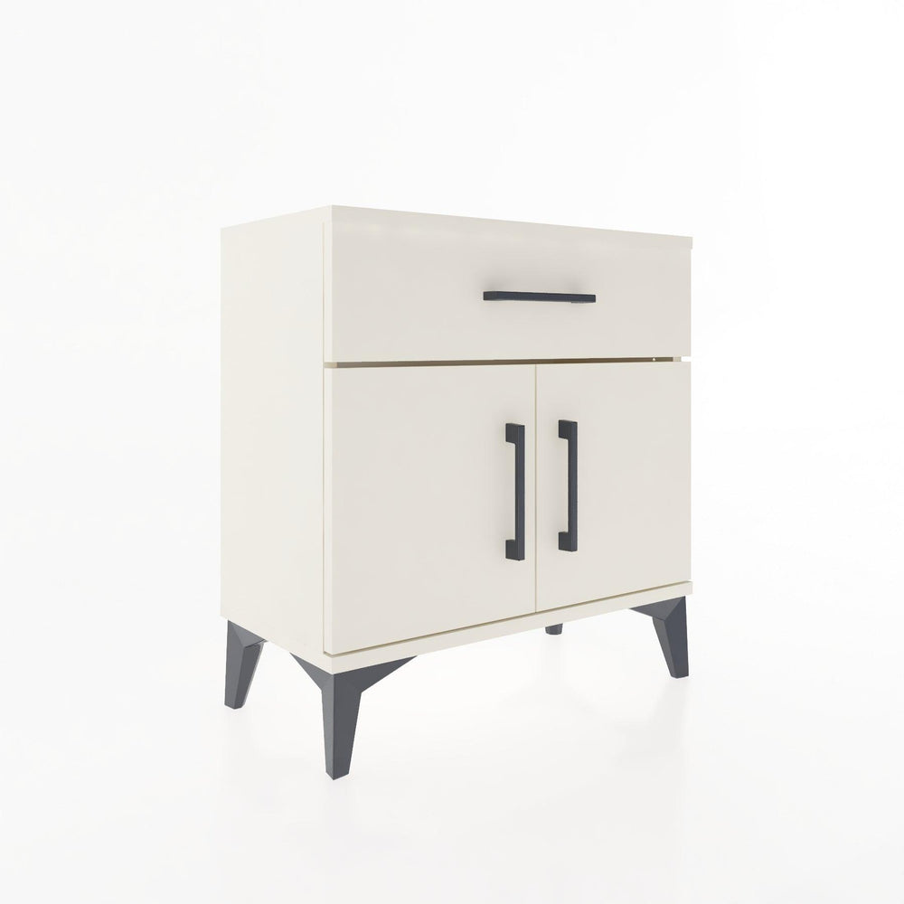 Woodntry Modular Nightstand Moonstone 60x30x52 cm with Cover and Drawer KC8-1