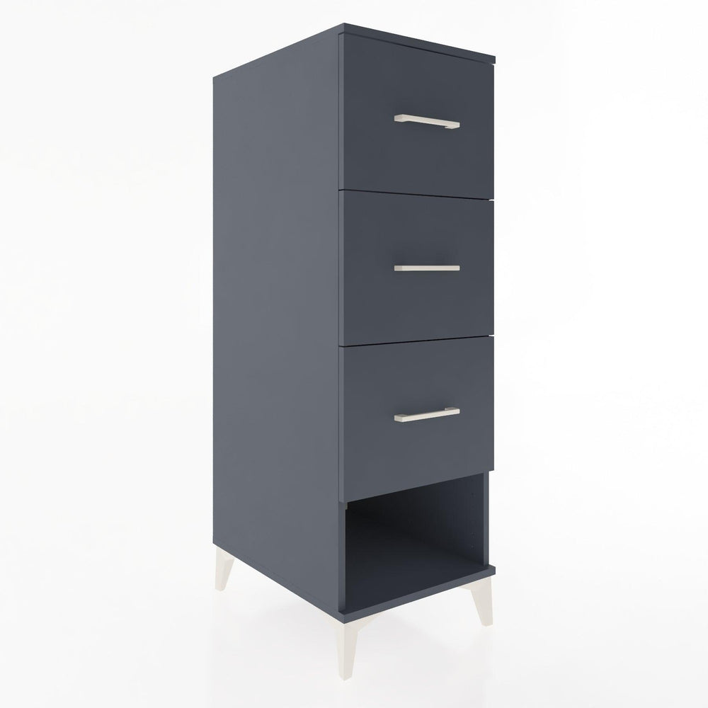 Woodntry Modular Cabinet Anthracite 44x59x122 cm with Drawers and Shelves CR108-2