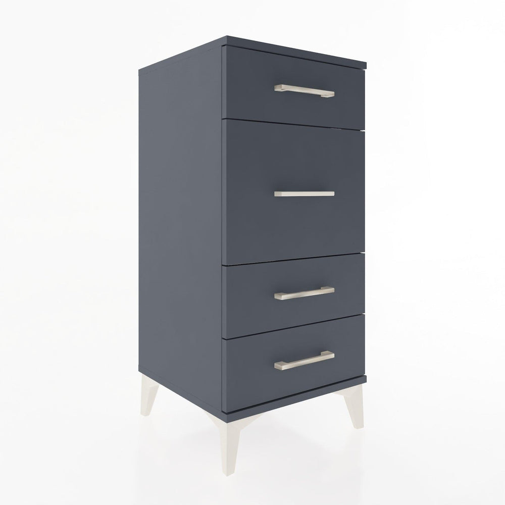Woodntry Modular Nightstand Anthracite 44x44x84 cm Drawer C8-2