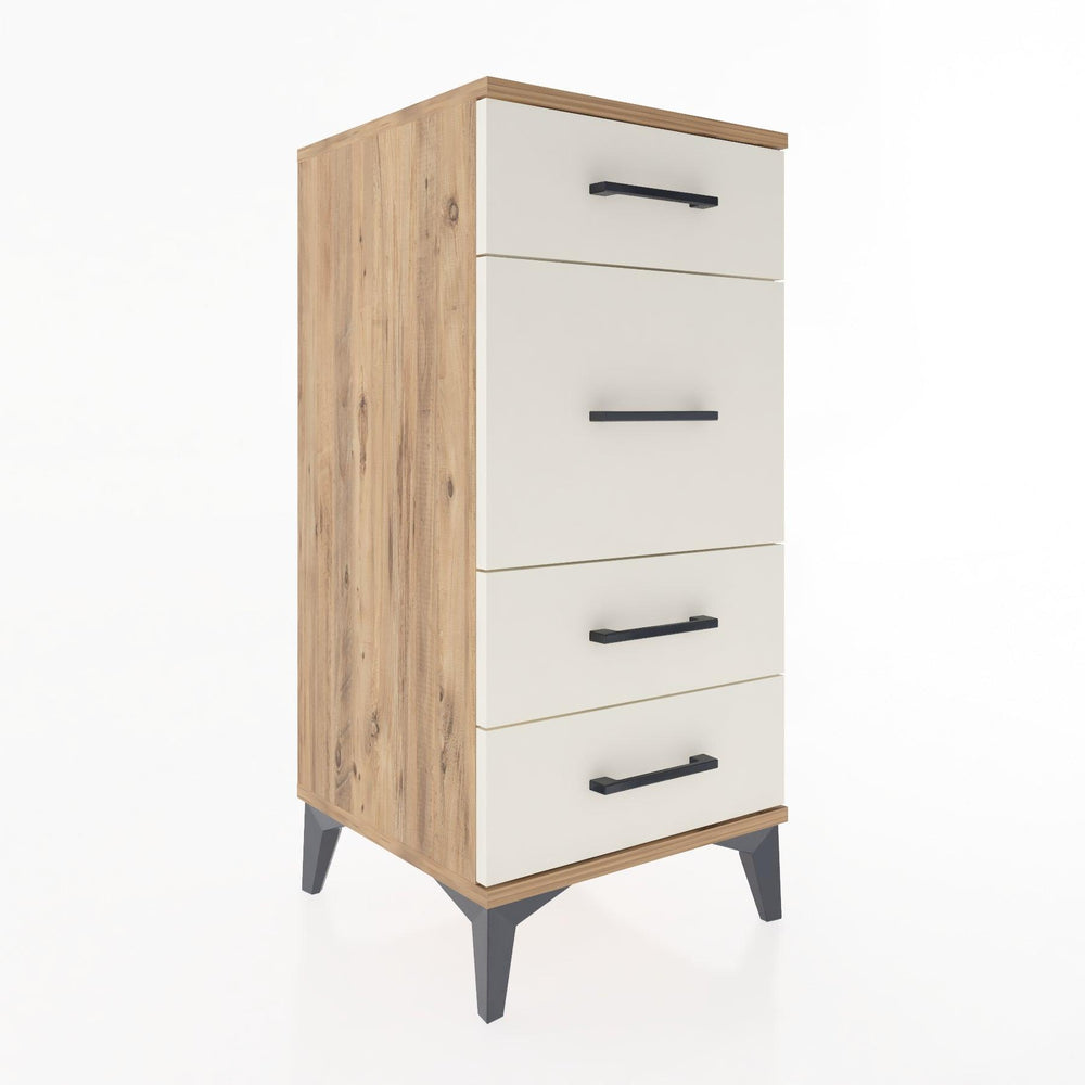Woodntry Modular Nightstand Pine 44x44x84 cm Drawer C8-3