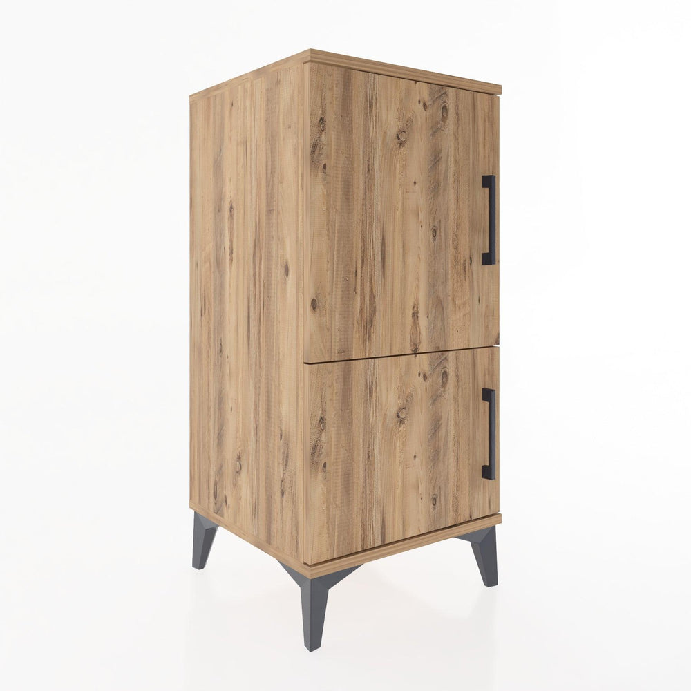 Woodntry Modular Nightstand Pine 44x44x84 cm With Cover K30-3