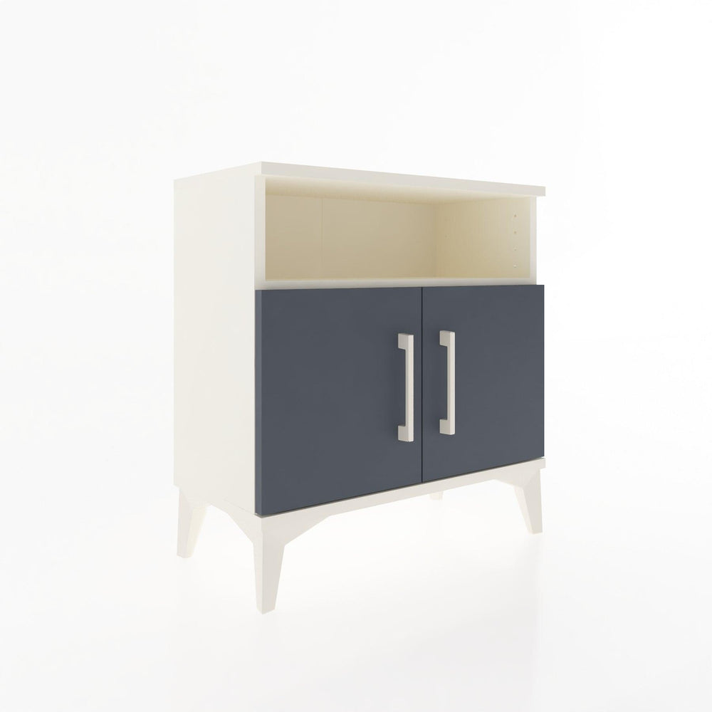 Woodntry Modular Nightstand Moonstone 60x30x52 cm with Cover and Shelf KR9-1