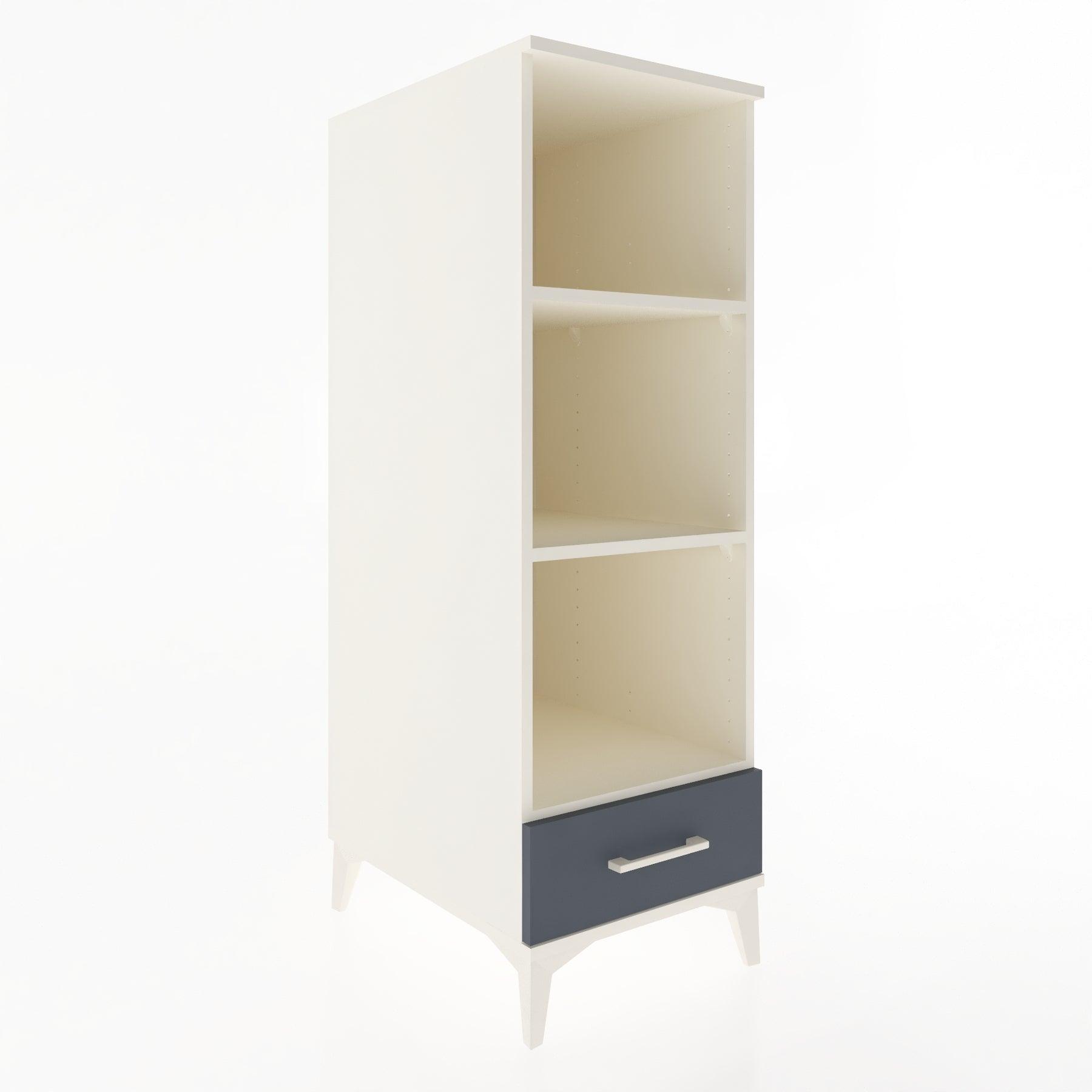 Woodntry Modular Cabinet Moonstone 44x30x122 cm with Drawers and Shelves CR109-1