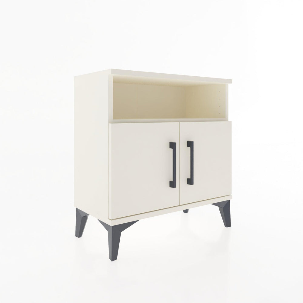 Woodntry Modular Nightstand Moonstone 60x30x52 cm with Cover and Shelf KR9-1