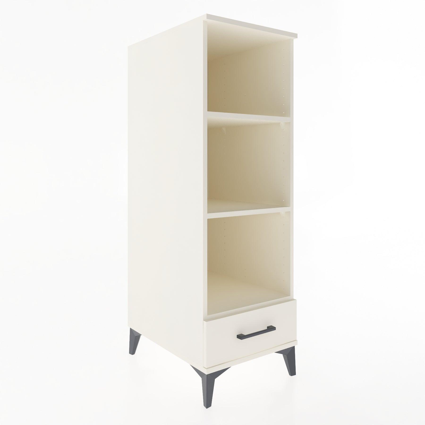Woodntry Modular Cabinet Moonstone 44x30x122 cm with Drawers and Shelves CR109-1