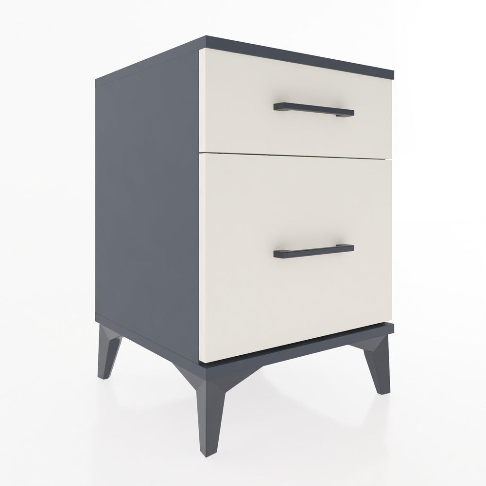 Woodntry Modular Nightstand Anthracite 44x44x52 cm Drawer C9-2