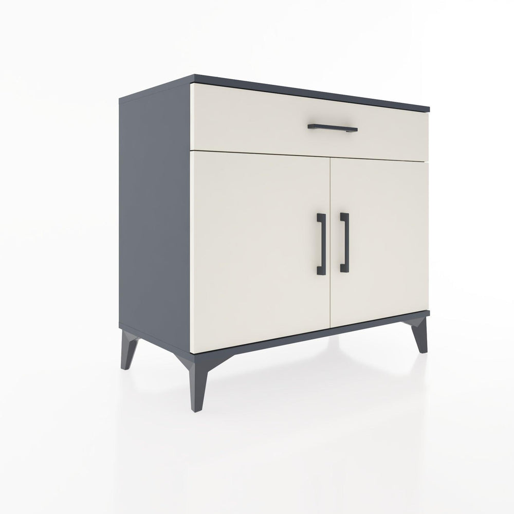 Woodntry Modular Dresser Anthracite 88x44x68 cm with Cover and Drawer KC9-2