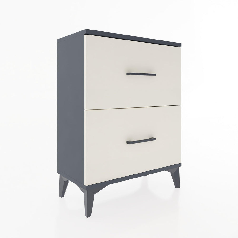 Woodntry Modular Nightstand Anthracite 60x30x68 cm Drawer C9-2