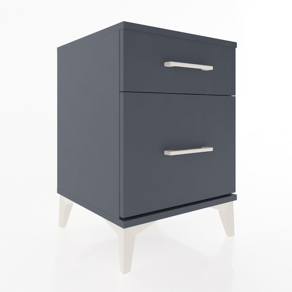 Woodntry Modular Nightstand Anthracite 44x44x52 cm Drawer C9-2