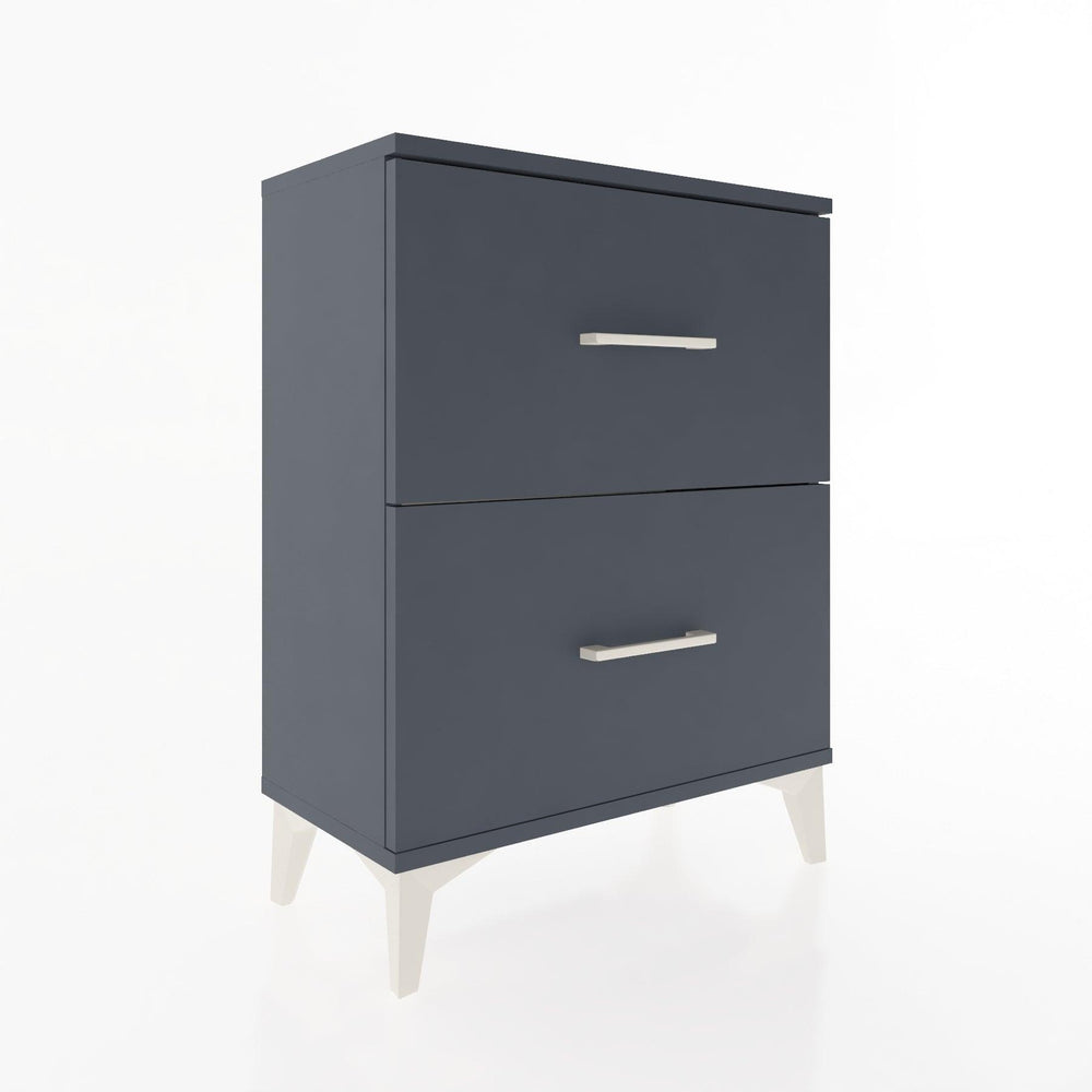 Woodntry Modular Nightstand Anthracite 60x30x68 cm Drawer C9-2