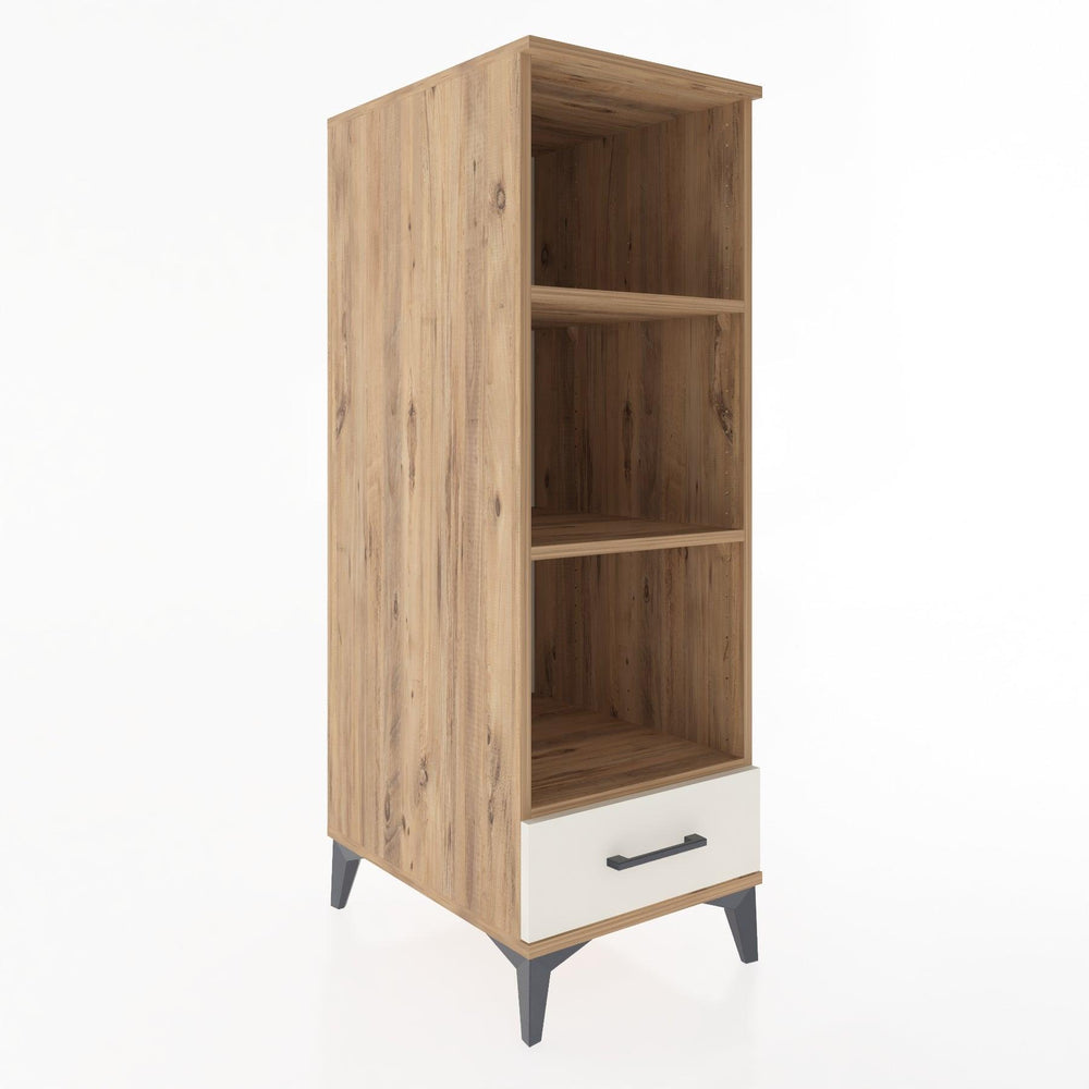 Woodntry Modular Cabinet Moonstone 44x59x122 cm with Drawers and Shelves CR109-1