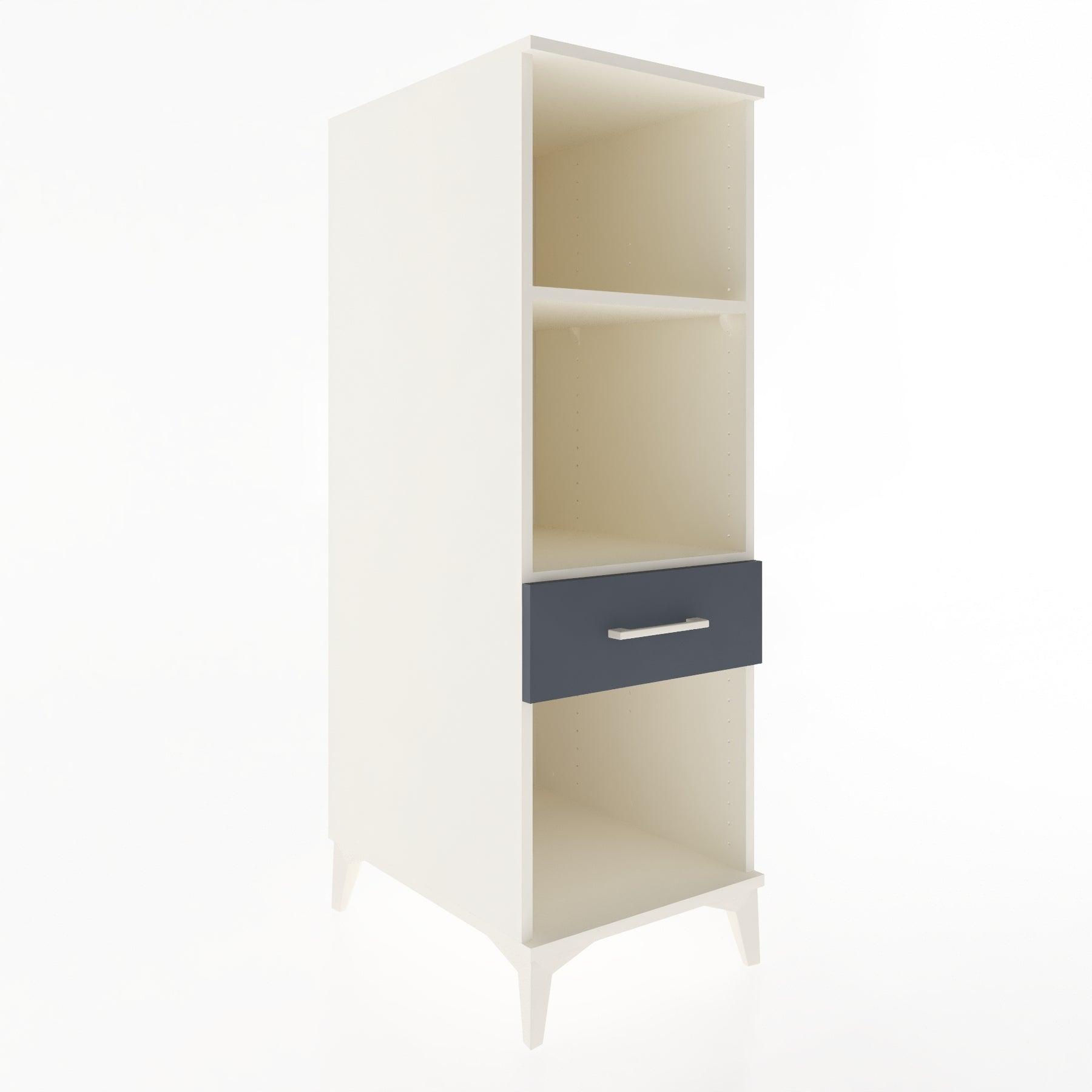 Woodntry Modular Cabinet Moonstone 44x59x122 cm with Drawers and Shelves CR110-1