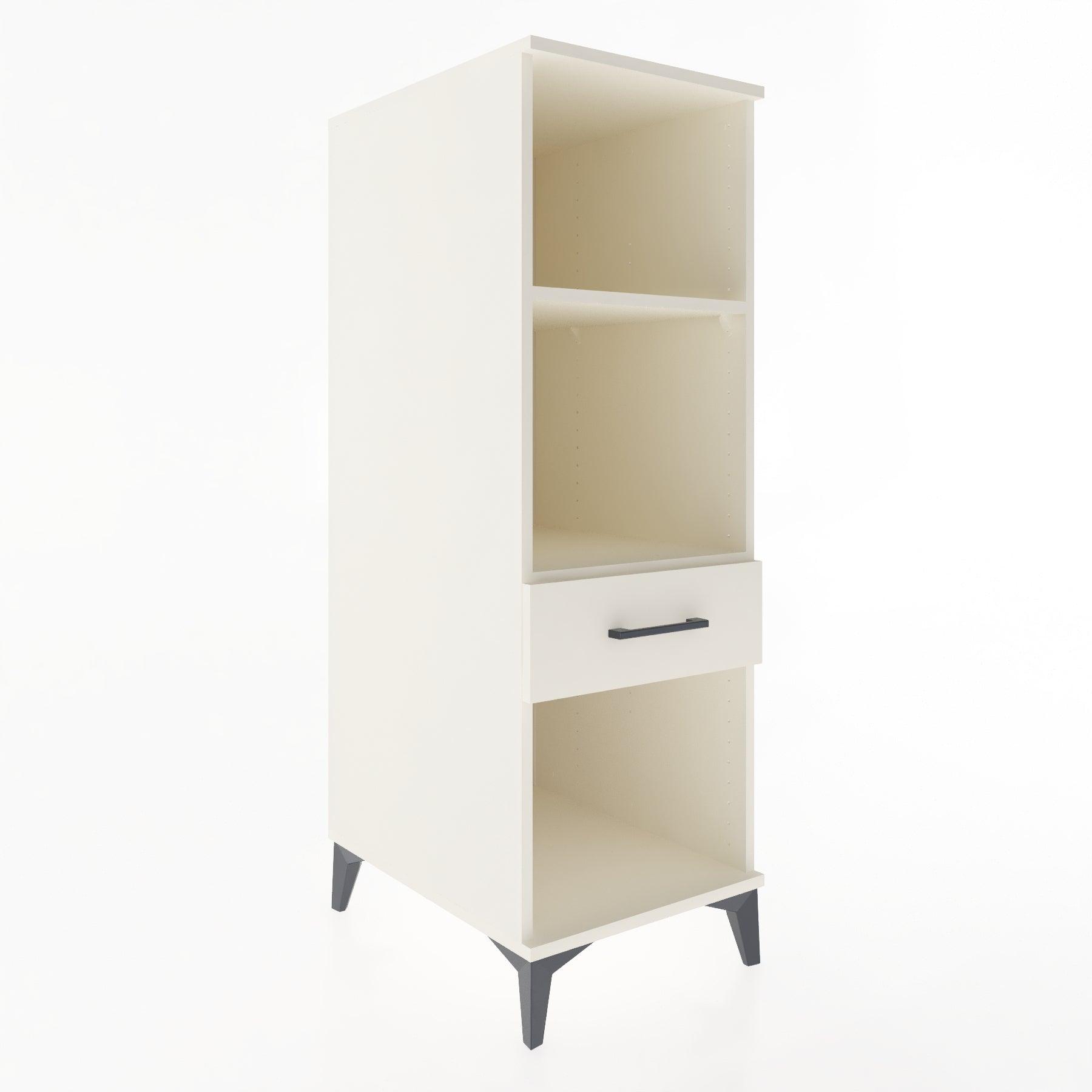 Woodntry Modular Cabinet Moonstone 44x59x122 cm with Drawers and Shelves CR110-1