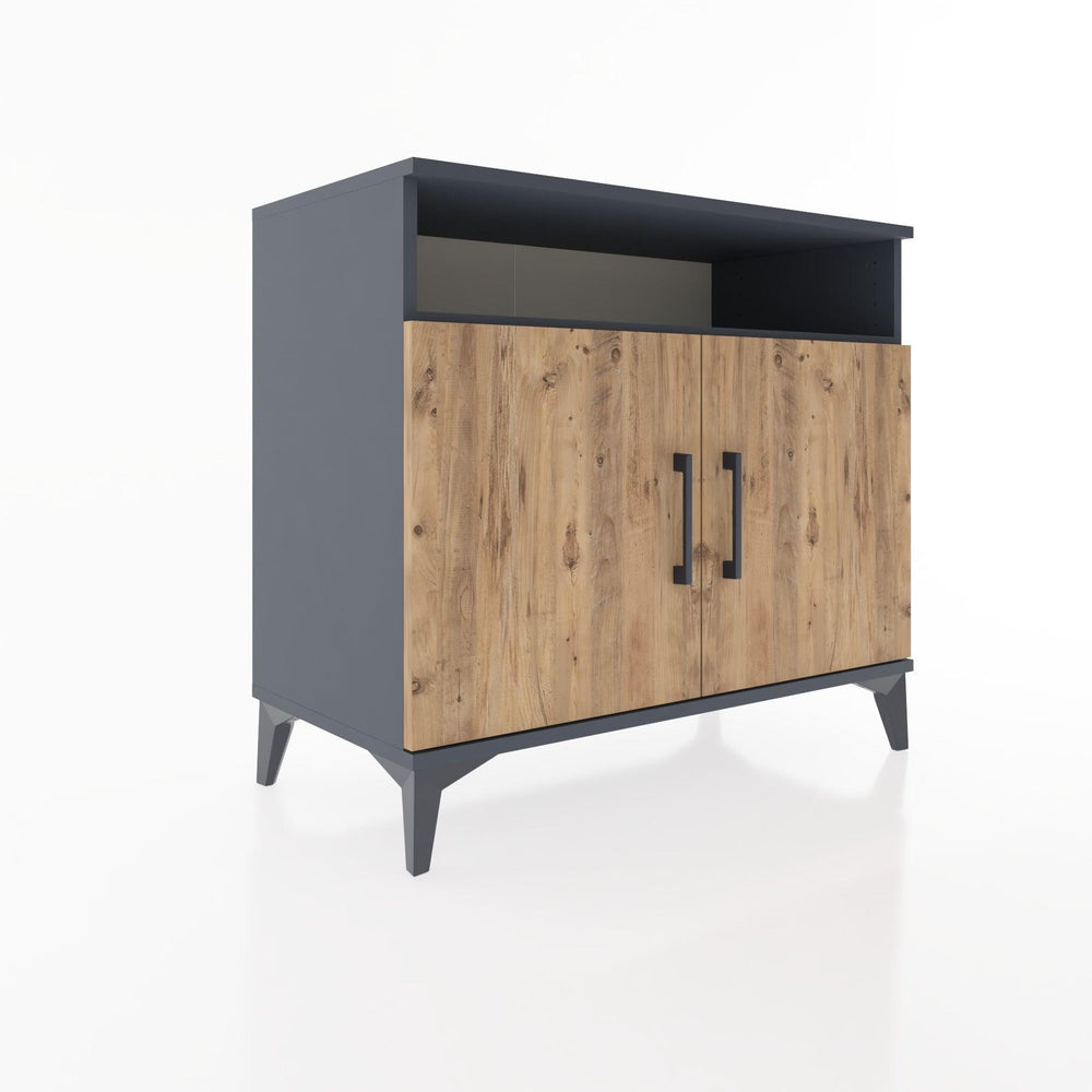 Woodntry Modular Dresser Anthracite 88x44x68 cm with Cover and Shelf KR10-2