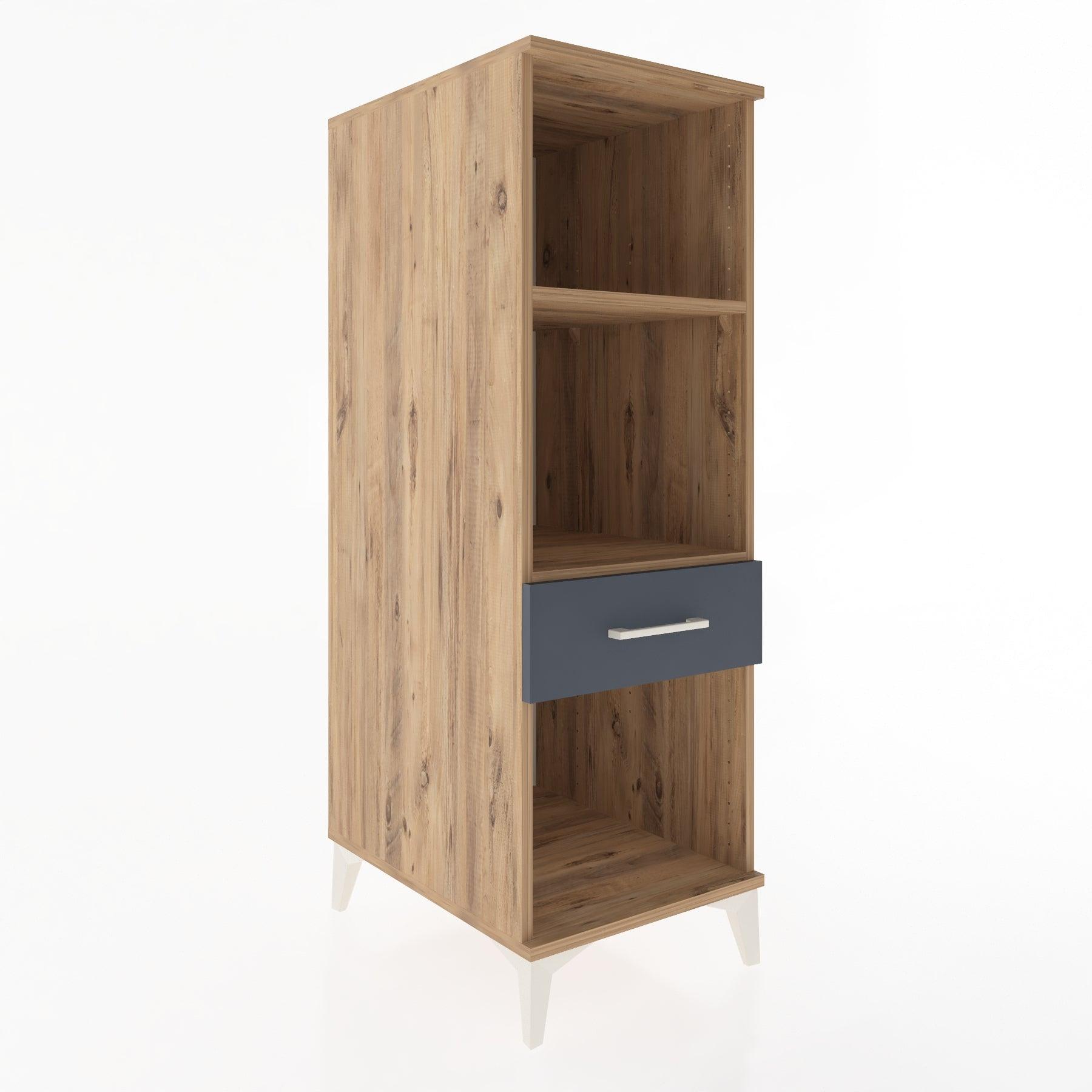 Woodntry Modular Cabinet Pine 44x59x122 cm with Drawers and Shelves CR110-3