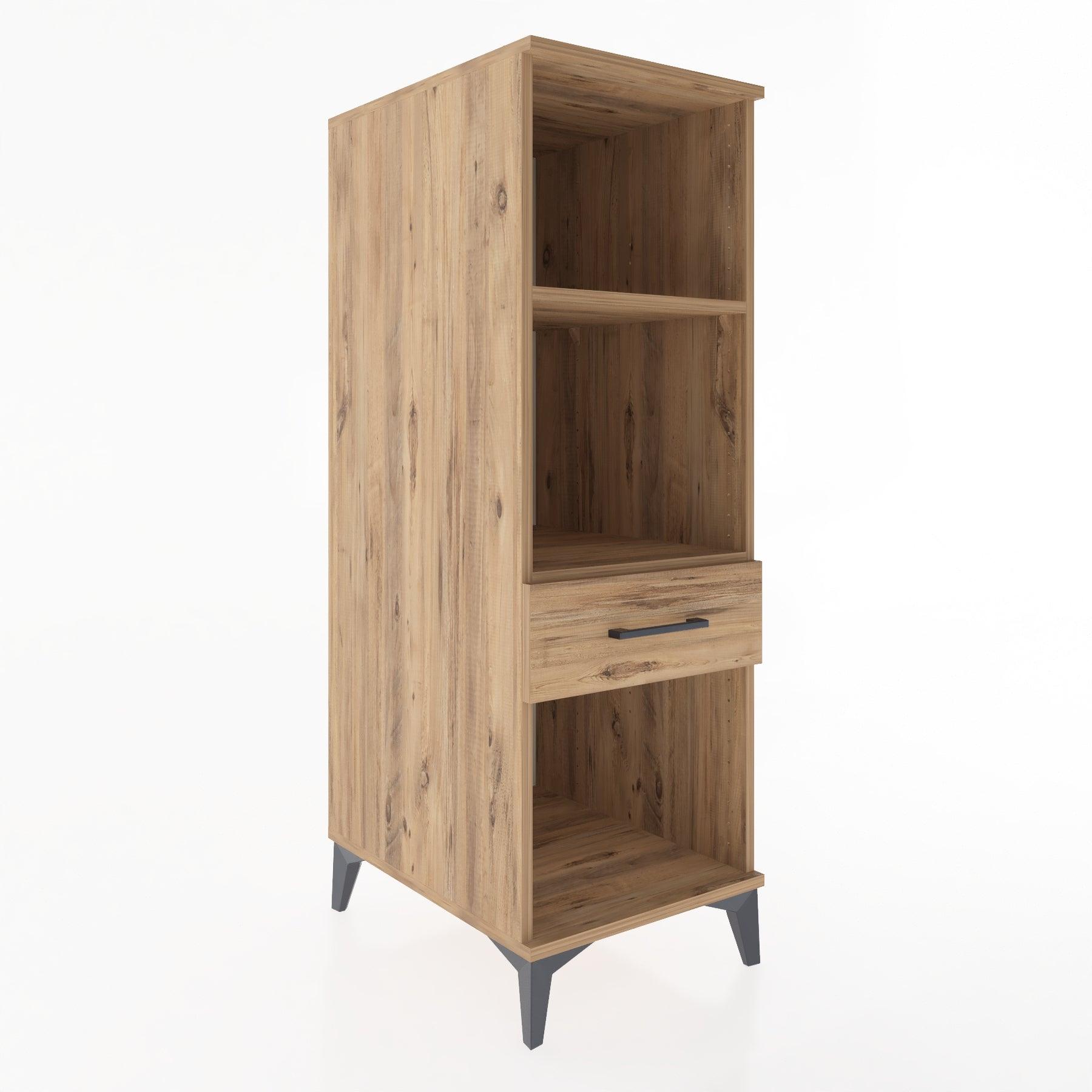 Woodntry Modular Cabinet Pine 44x59x122 cm with Drawers and Shelves CR110-3