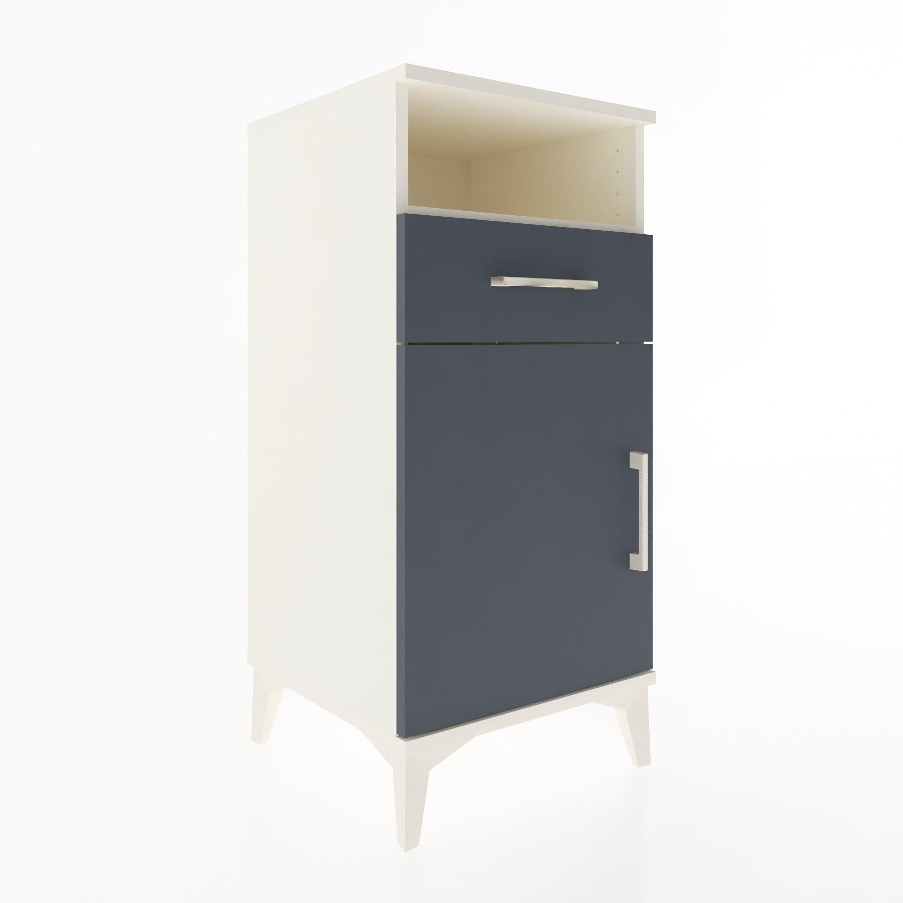 Woodntry Modular Nightstand Moonstone 44x44x84 cm Functional F33-1