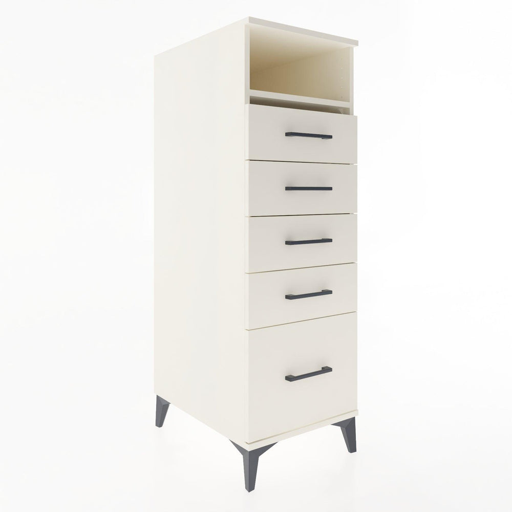 Woodntry Modüler Dolap Aytaşı 44x30x122 cm Çekmeceli ve Raflı CR11-1