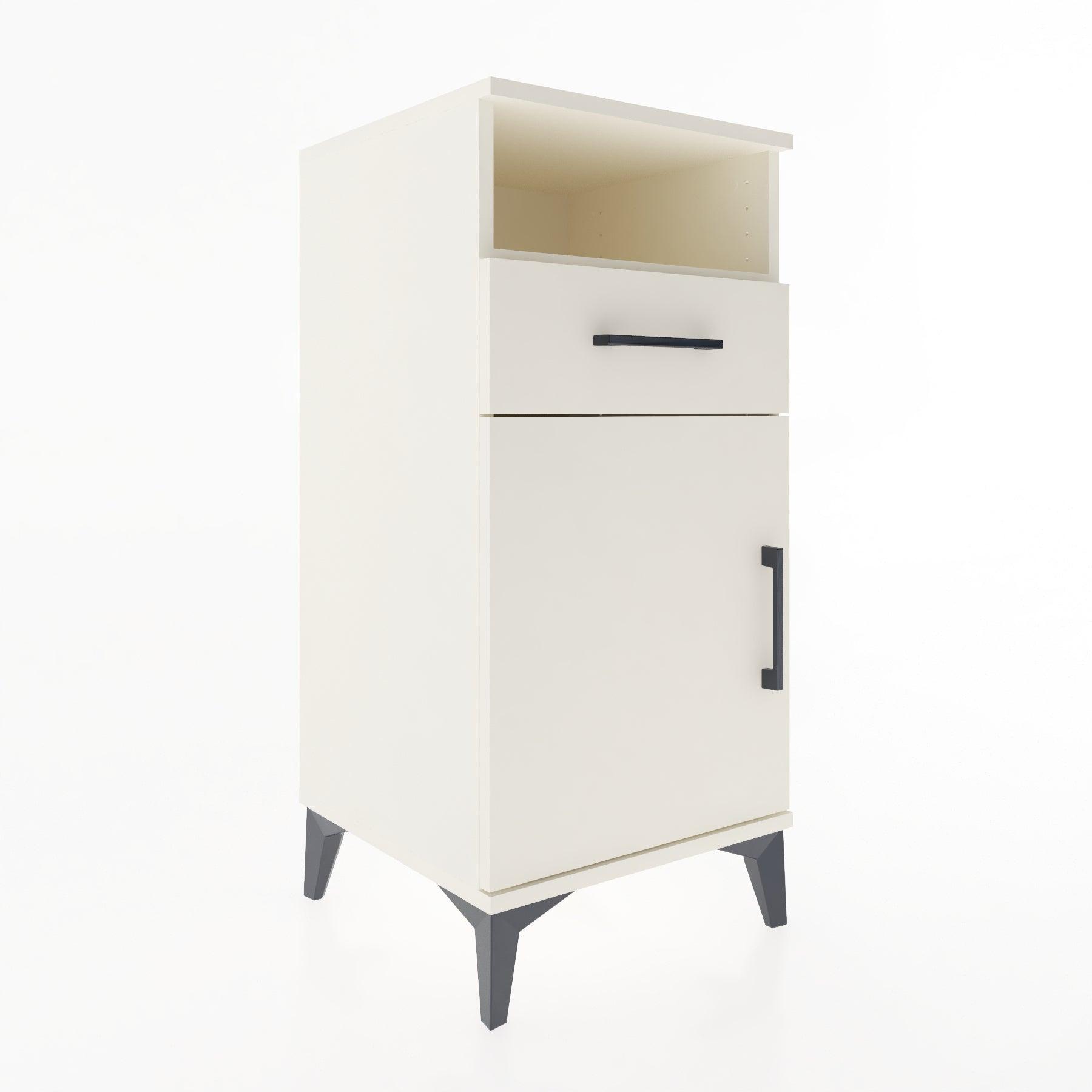 Woodntry Modular Nightstand Moonstone 44x44x84 cm Functional F33-1