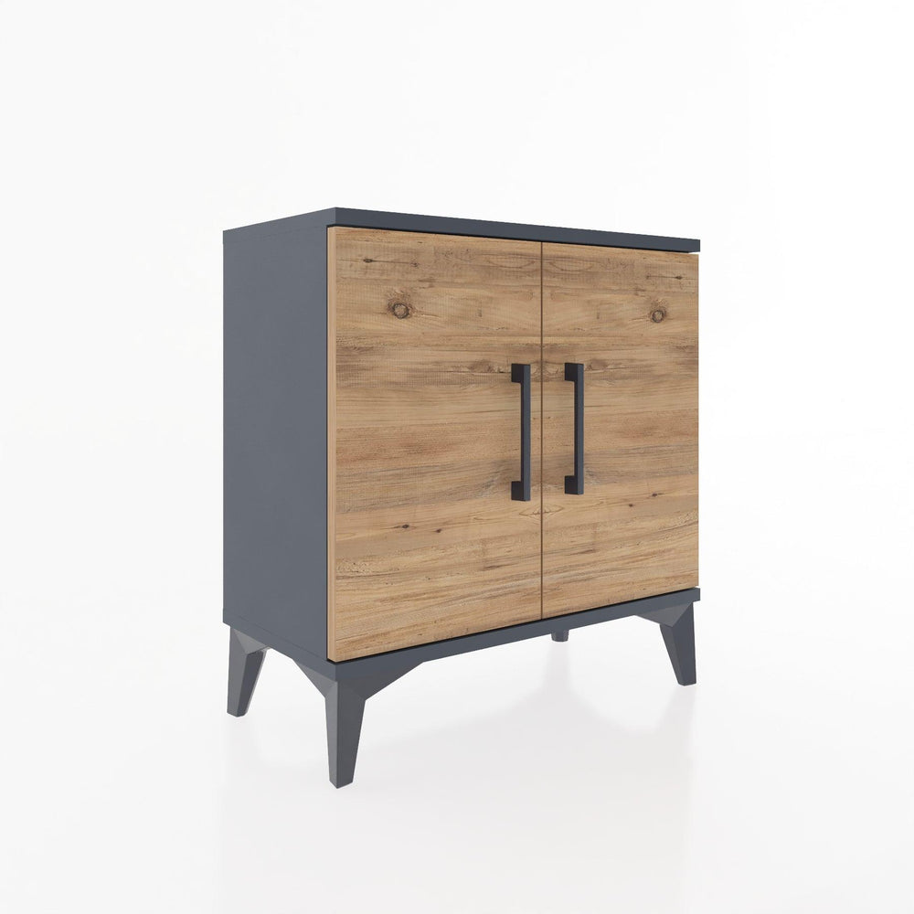 Woodntry Modular Nightstand Anthracite 60x30x52 cm with Lid K11-2