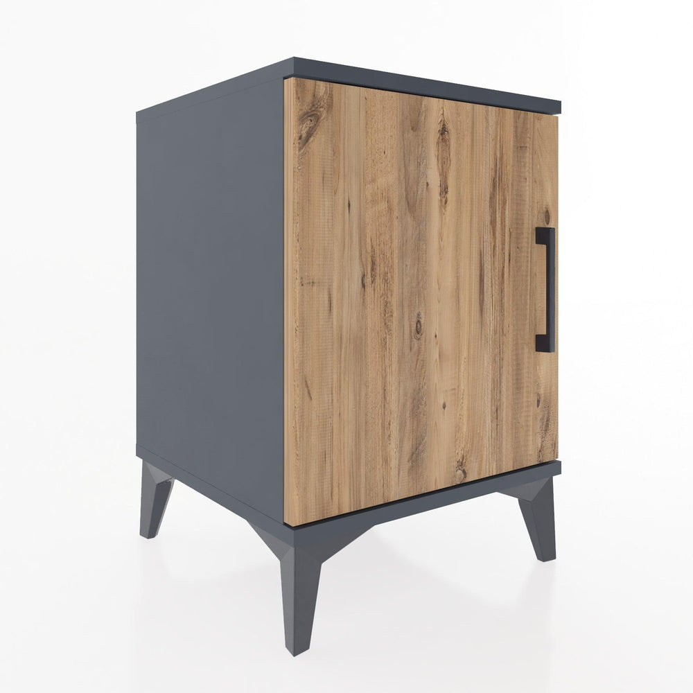 Woodntry Modular Nightstand Anthracite 44x44x52 cm Lidded K11-2