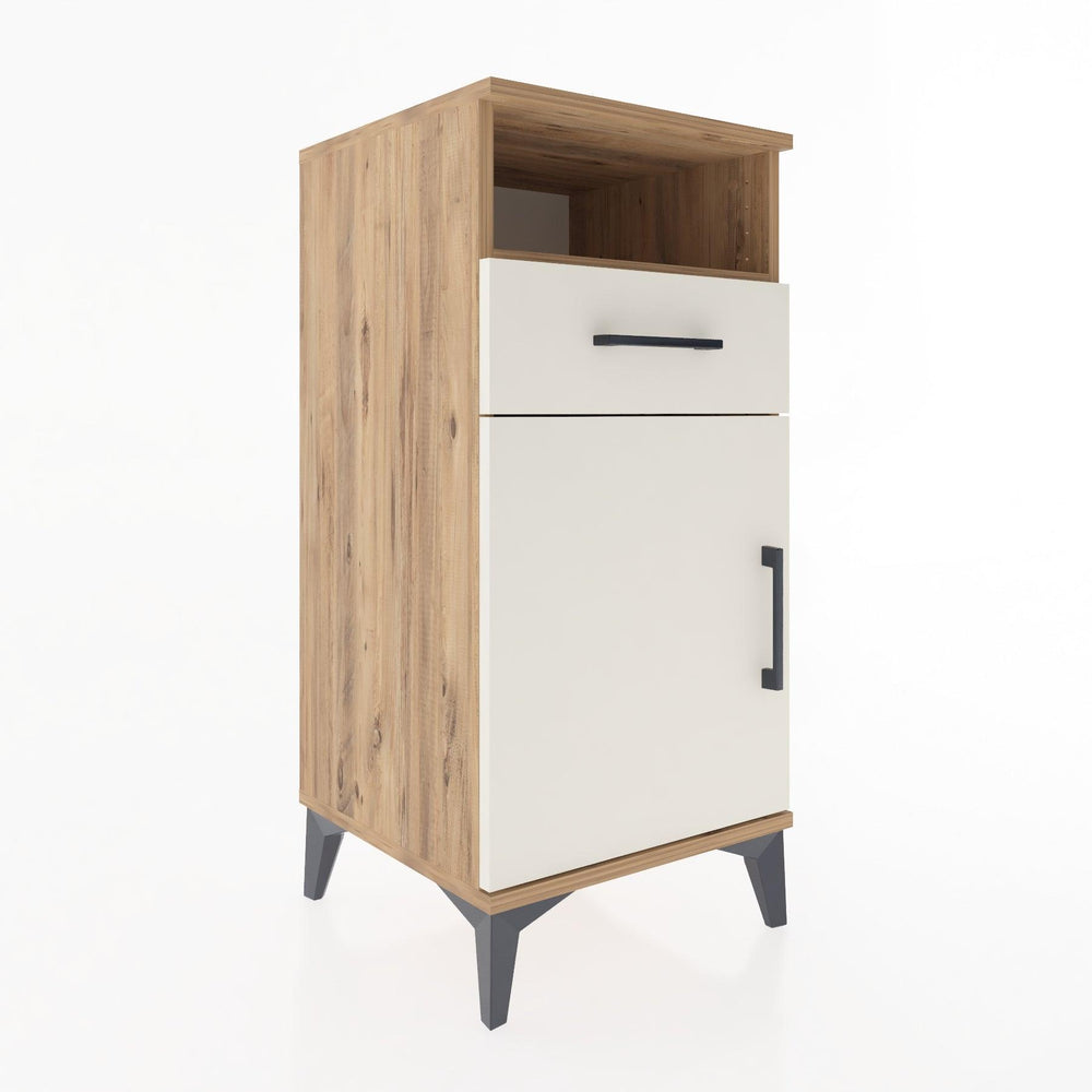 Woodntry Modular Nightstand Pine 44x44x84 cm Functional F33-3