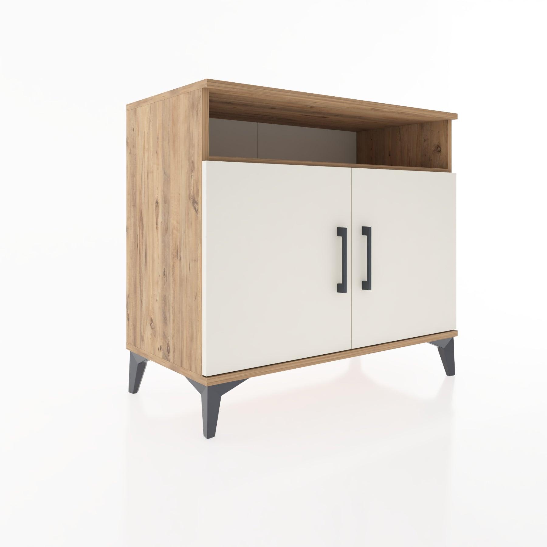 Woodntry Modüler Şifonyer Çam 88x44x68 cm Kapaklı ve Raflı KR11-3
