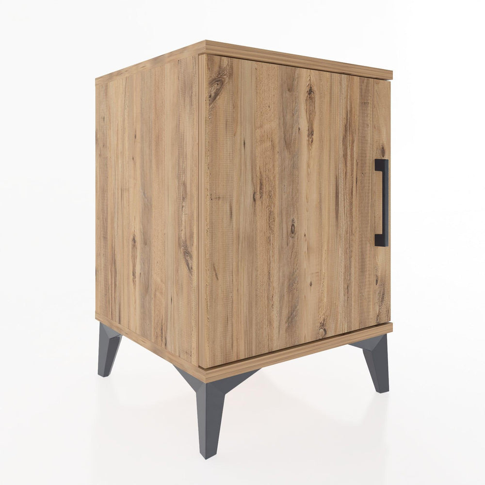 Woodntry Modular Nightstand Pine 44x44x52 cm With Cover K11-3