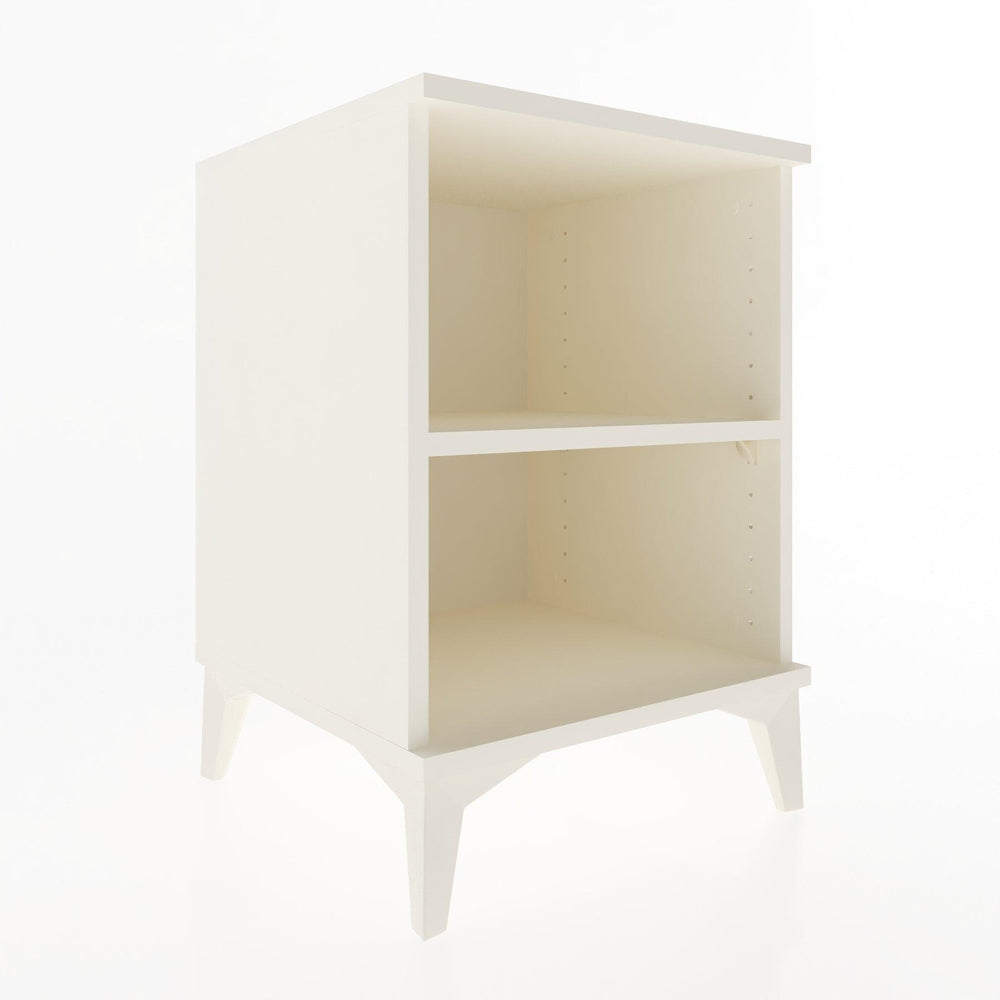 Woodntry Modular Nightstand Moonstone 44x44x52 cm with Shelf R12-1