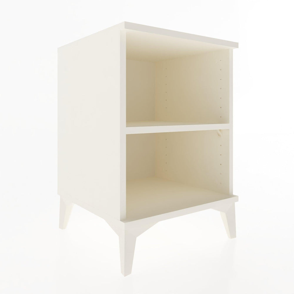 Woodntry Modular Nightstand Moonstone 44x44x52 cm with Shelf R12-1
