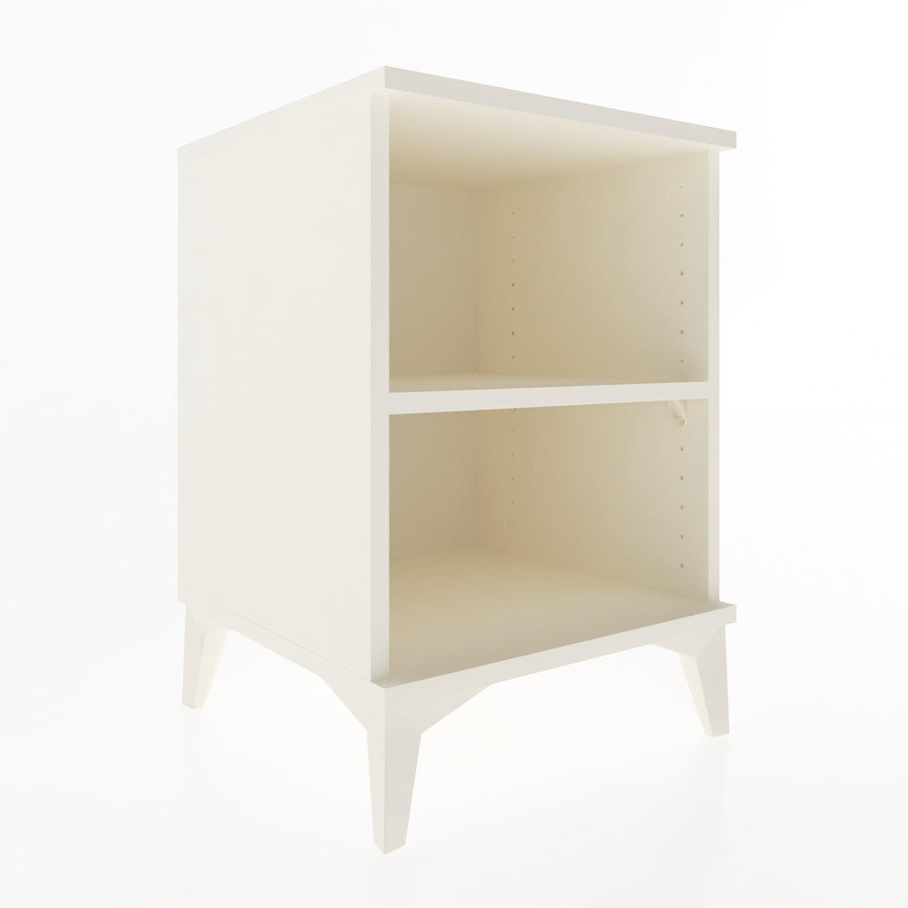 Woodntry Modular Nightstand Moonstone 44x44x52 cm with Shelf R12-1