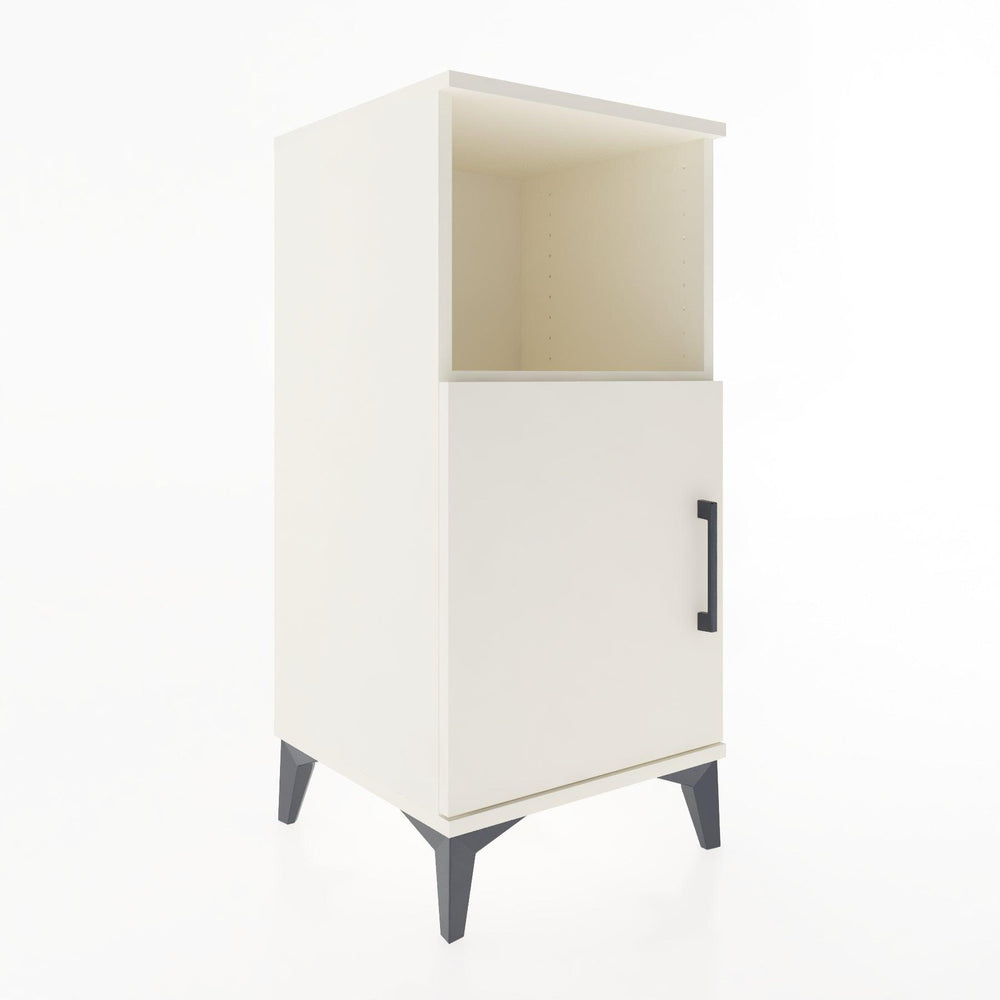 Woodntry Modüler Komodin Aytaşı 44x44x84 cm Kapaklı ve Raflı KR34-1