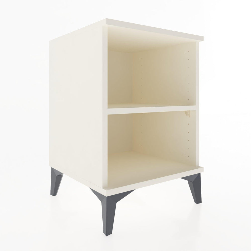 Woodntry Modular Nightstand Moonstone 44x44x52 cm with Shelf R12-1
